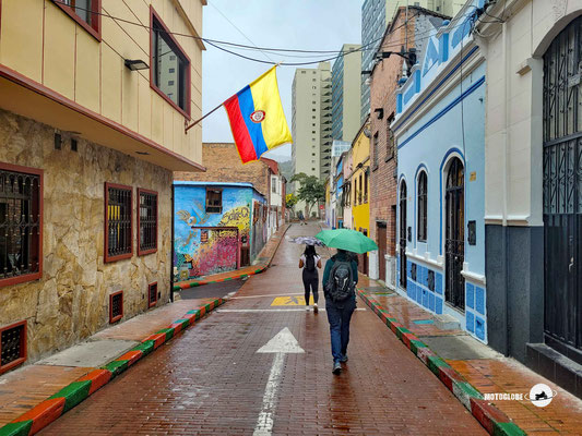 In Bogota ist das Wetter unvorhersehbar und wechselt ständig