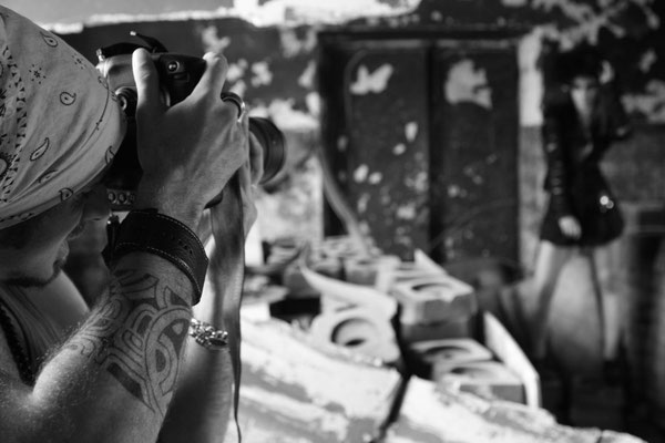 Backstage Laura Barth - shooted with Gianluca Saragò -  All rights reserved