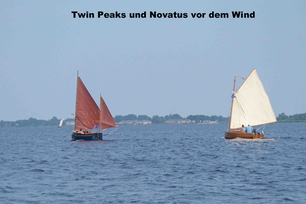 Twin Peaks und Novatus vor dem Wind