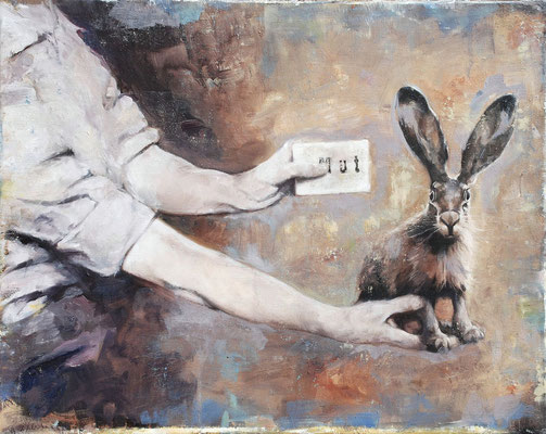 Mut, 2023,Öl a.Leinwand,40x50cm
