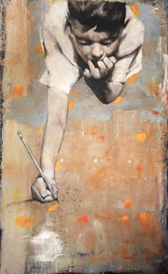 Sternbild, 2024, Öl auf Leinwand, 65x40cm