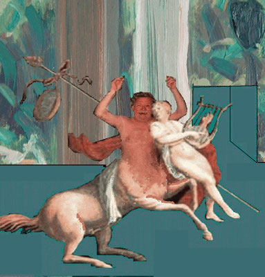 memory to Pieter van Delft as Centaur