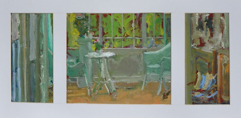 F311 triptych 50x20 oil paint on panel