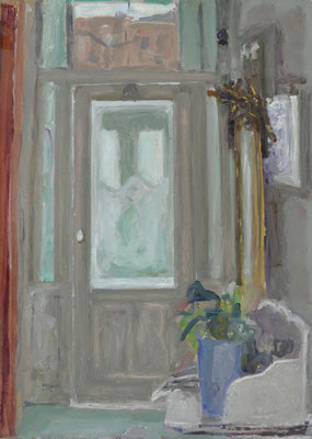 F336 59x45 vestibule Zoeterwoudsesingel, oil paint on panel 