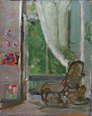 F320 39x30 Thonet, oil paint on linen on panel 