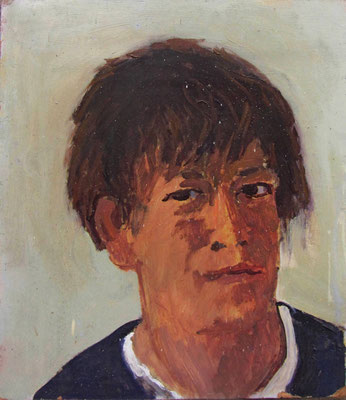 P6739 36x30 self-portrait oil paint on board 