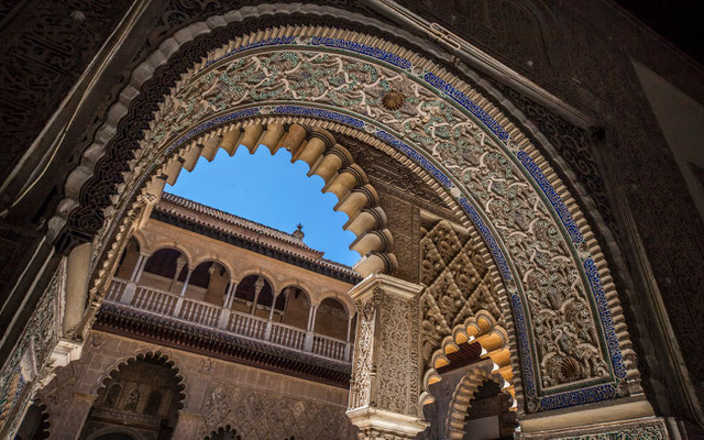 Le Real Alcazar à Séville - Les rues de Séville - Flâner à Séville - Séville en Espagne - Photos de Séville - Architecture à Séville - Vacances en Espagne - Dominique MAYER - www.dominique-mayer.com