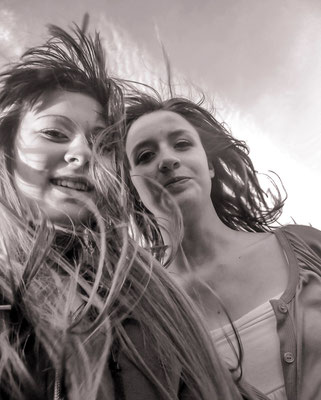 Claire & Virginie - #Portrait N&B - #Dominique MAYER - #Photographie - www.dominique-mayer.com