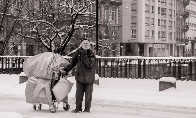 #SDF en hiver - #Strasbourg - #PhotosStrasbourg - #Paysagesurbains - #DominiqueMAYER - www.dominique-mayer.com