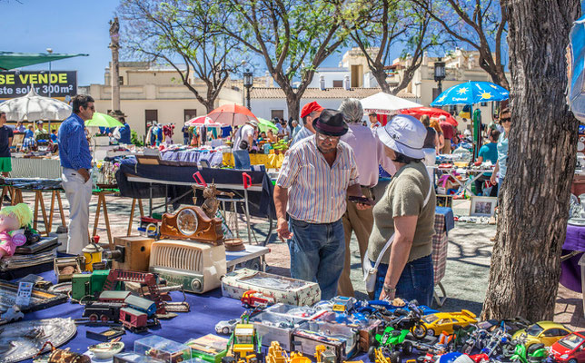 Jour de marché - Les rues de Jerez de la Frontera - Badauds - Flâner à Jerez de la Frontera - Jerez de la Frontera en Espagne - Photos de Jerez de la Frontera - Vacances en Espagne - Dominique MAYER - www.dominique-mayer.com