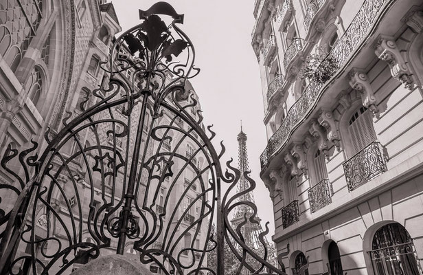 #Architecture - #Artnouveau à Paris - #TourEiffel - #Paris - #Photos de Paris - #Paysages urbains - #DominiqueMAYER - www.dominique-mayer.com