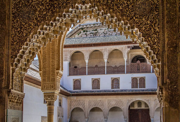 L'Alhambra à Grenade en Espagne - Visiter l'Alhambra - Flâner à Grenade - Grenade en Espagne - Photos de Grenade - Architecture à Grenade - Vacances en Espagne - Dominique MAYER - www.dominique-mayer.com