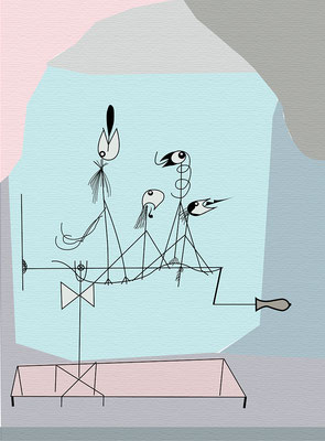 Twittering machine de Paul Klee