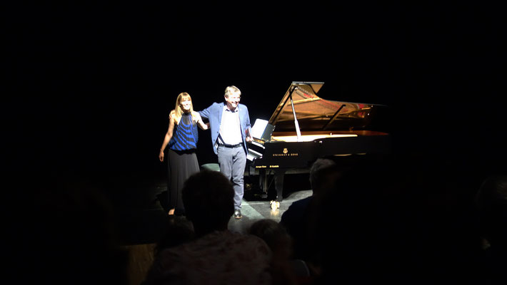 Suzana Bartal et le compositeur Eric Tanguy