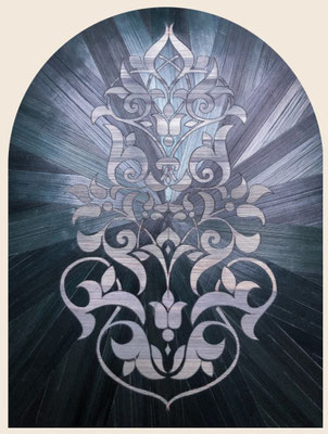 Marqueterie de paille de seigle