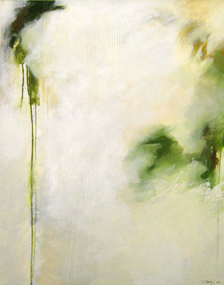 Oussema Troudi, Embuées 2, acrylique sur toile, 120x90cm, 2010.
