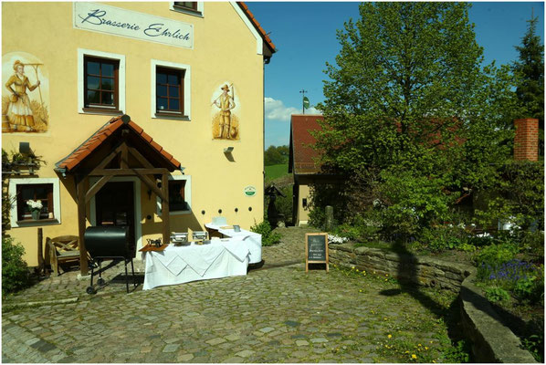 Das neue Gasthaus vor Ort