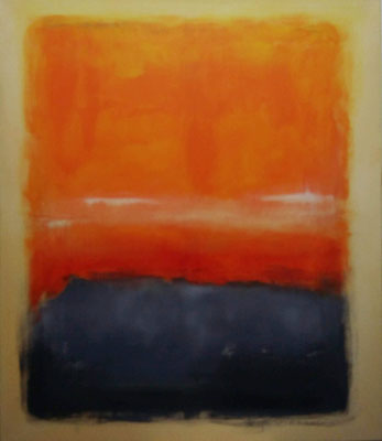 Faszination Rothko et cetera 1, Öl auf Leinwand, 120x140x2 cm, 2001