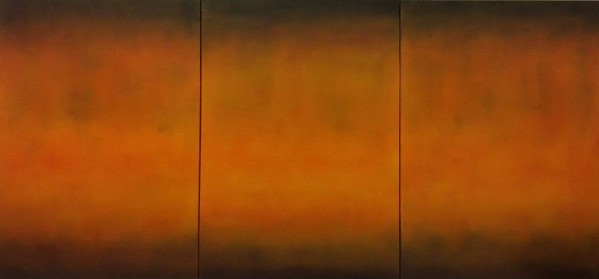 Motivation, Öl auf Leinwand, 150x70x4 cm, 3-teilig, 2004