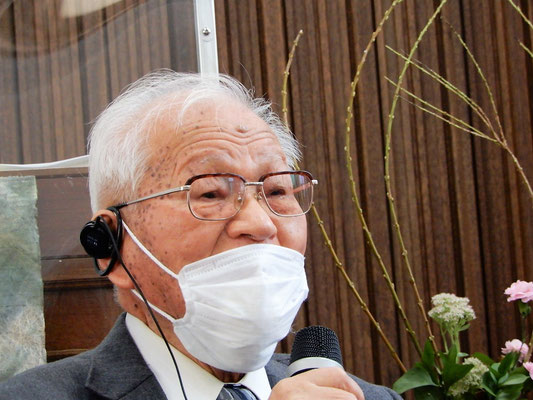 2021年9月19日（日）むねたかさんは、規則正しい生活を大事にしています、と。最近礼拝につながってくれている「りょうたさん」のことも喜んで居られました。