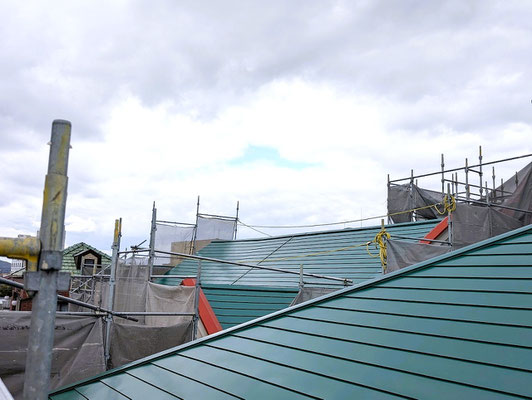 2025年1月17日（金）午前9時頃だと思いますが、次第にこの屋根の景色に目が慣れてきました。