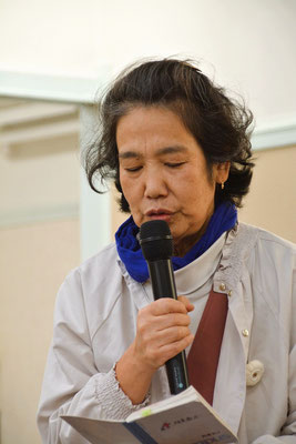 2025年1月1日（水）元旦祈祷会にて　紀子さんは、ノートにしっかりとお祈りの課題、近況をまとめて来て下さいました。昨年天国に逝かれた小澤征爾さんのドキュメンタリーより「聴くことの大切さ」を紹介くださる場面もありました。感謝です。