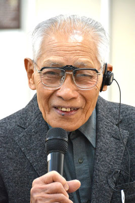 2025年1月1日（水）元旦祈祷会　最高齢のただしさんは今年3月で101歳。この日も元気に祈祷会に参加されて一同大いに励まされました。