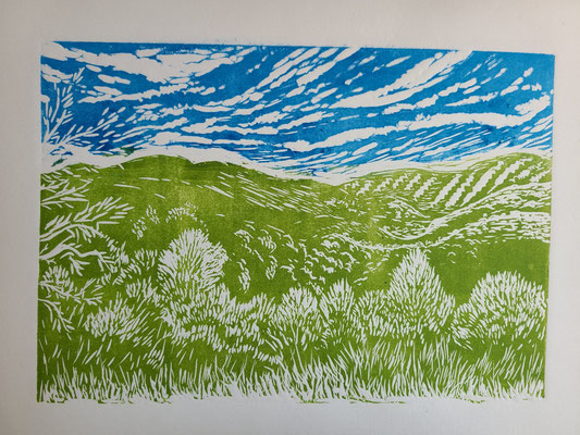 Michelle Boucard - linogravure