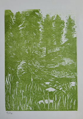 Michelle Boucard - linogravure