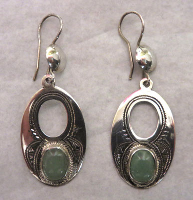 Moussa - boucles d'oreilles Touareg 8 -  Niger - en argent massif 925 -