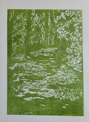 Michelle Boucard - linogravure