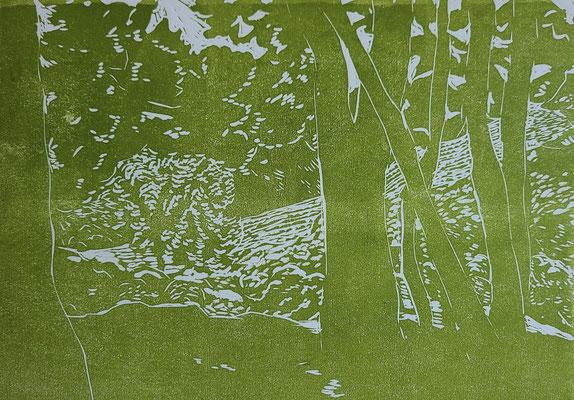 Michelle Boucard - linogravure