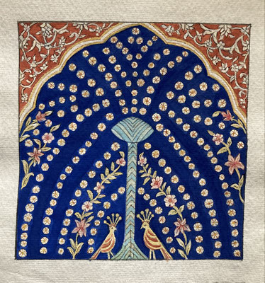 Shirine Moasser - Si tu étais un lieu pour se reposer 4 - Aquarelle , gouache