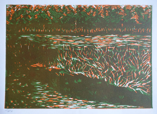 Michelle Boucard - linogravure