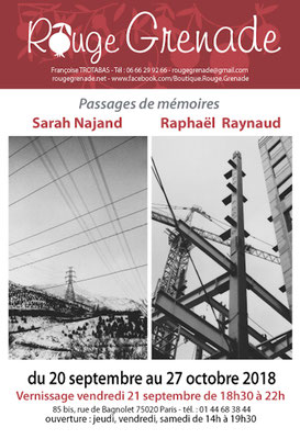 Exposition  photos  Sarah Najand et Rapahël Raynaud 