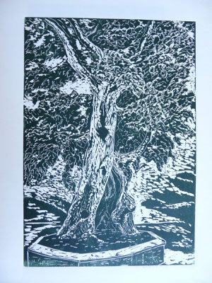 Michelle Boucard - linogravure