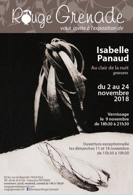 Exposition Isabelle Panaud - gravures