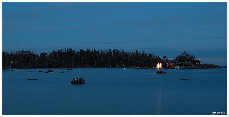 Plage de Lauttasaari - Finlande - Catégorie By night
