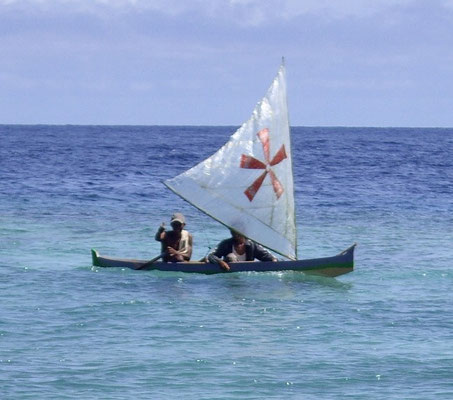 Fischerboot auf Pulau Ai