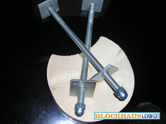 Rundbohle 230 mm für Rundbohlenhäuser - Rundblockhäuser - Rundholzhäuser 