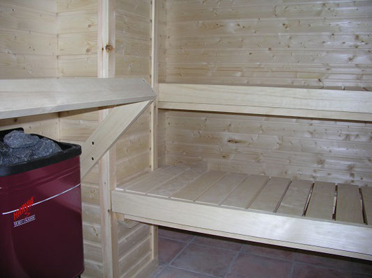 Sauna, innen
