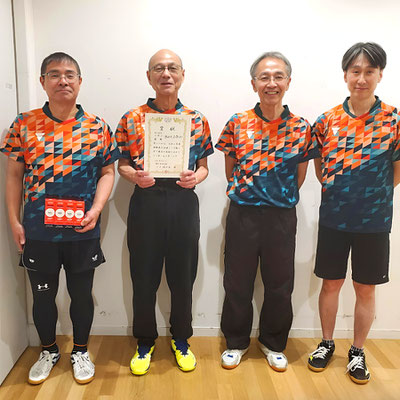 ６部Ａ 優勝：港区杉卓会(B)