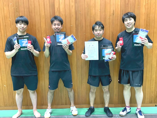 男子・決勝トーナメント優勝：BEANS