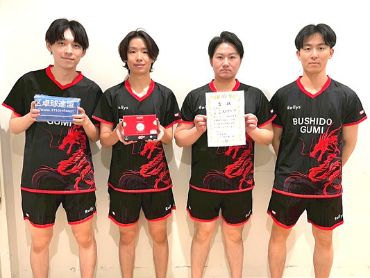 ４部　１位：武士道組 (A)