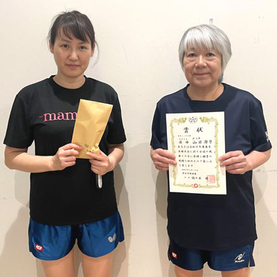 女子シニア Ｂクラス入賞者