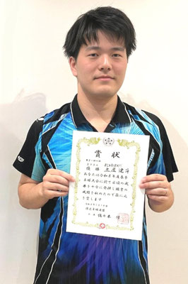 男子一般 Ｂクラス優勝：土屋選手（まじかるぱんだ）