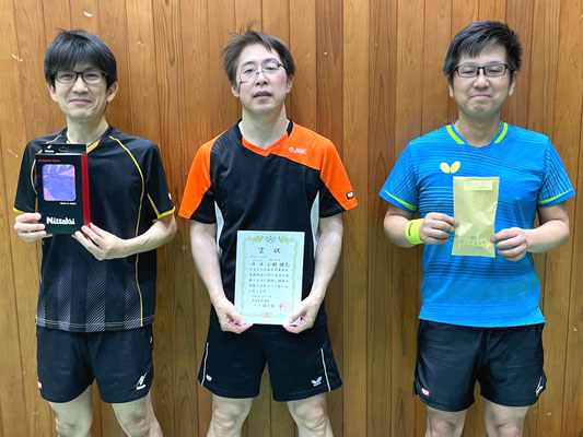 男子シニア Aクラス入賞者