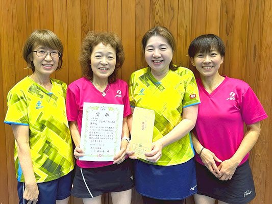 シニアの部・決勝トーナメント３位：TTクラブ・ウィングス