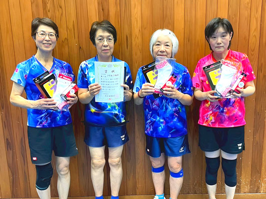 女子・決勝トーナメント優勝：さつき・あじＰ・東友会