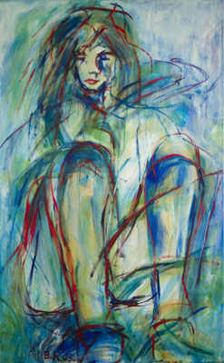 "Kein Ort. Irgendwo", 2005 - Acryl/Öl auf Leinwand, 80x130 cm